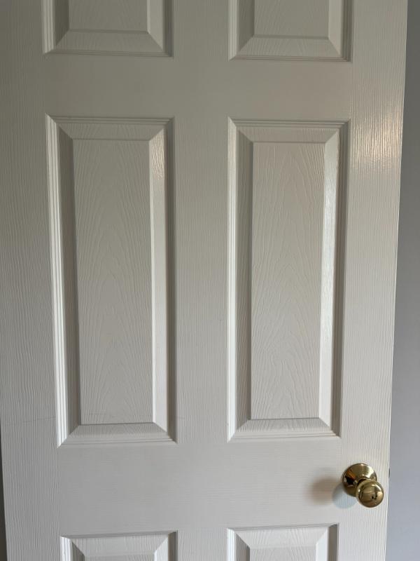 Close Up Bedroom Door After