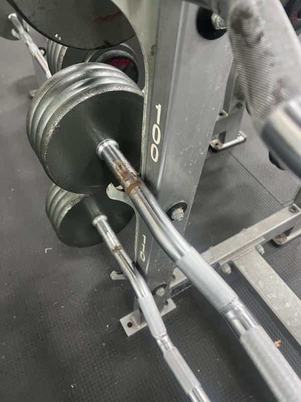 EZ Bar Rack Before 1